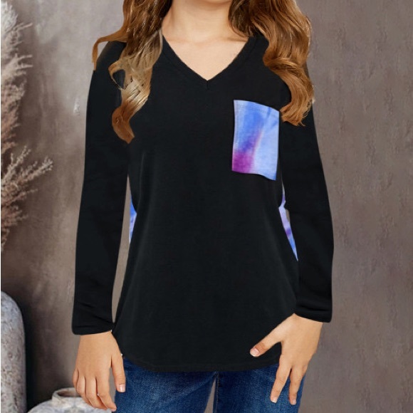 Kids•Just Dreaming Tie Dye Back Tee - Picture 5 of 6